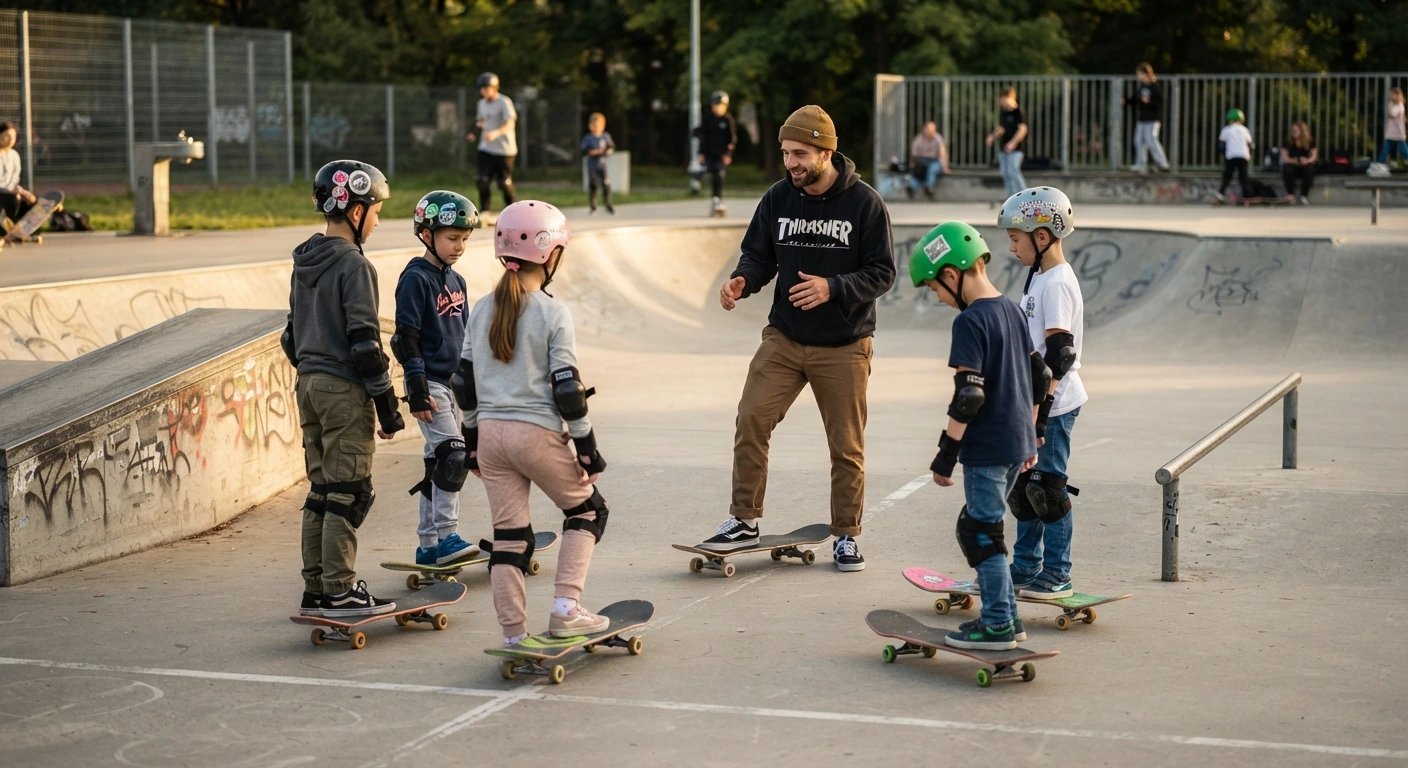 zajęcia na skateparku crm